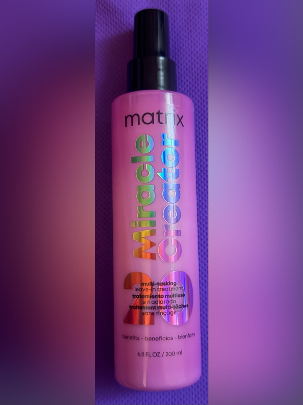 Matix Miracle Creator Leave-In Treatment - Pink Bottle with Black Cap